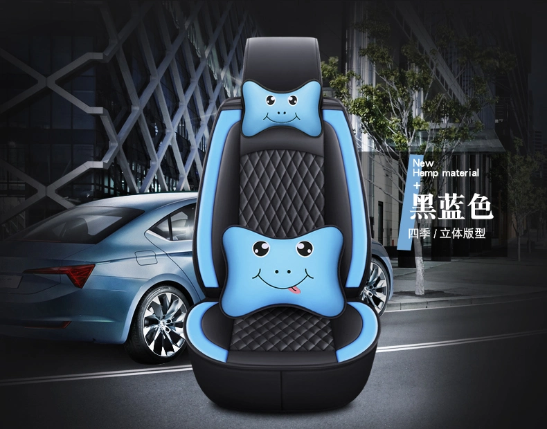 Fashionable Custom PU Leather Car Seat Cover Artificial Leather Universal Cushion 5-Seater Car Seat Covers for Universal Cars