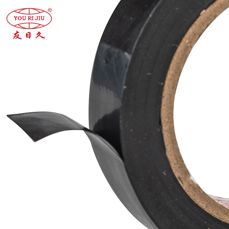 Yourijiu Heat Adhesive Waterproof Nature Rubber PVC Electrical Tape for Cable Wire Winding