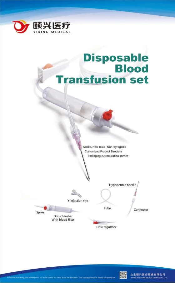 ISO/CE Medical Disposable 20drops/Ml Infusion Set with Needle