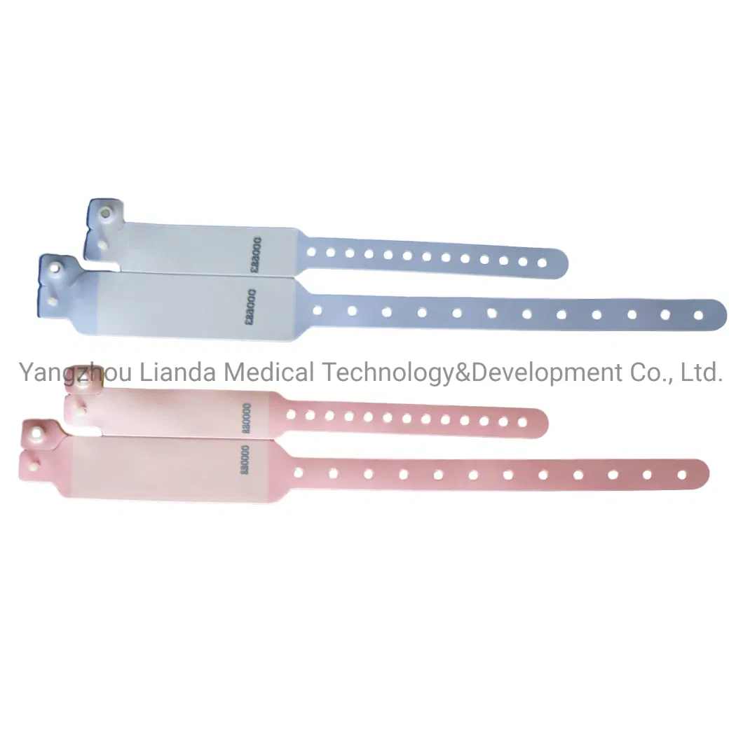 Disposable Write on ID Bracelet Medical Waterproof Identification Bracelet Wristband