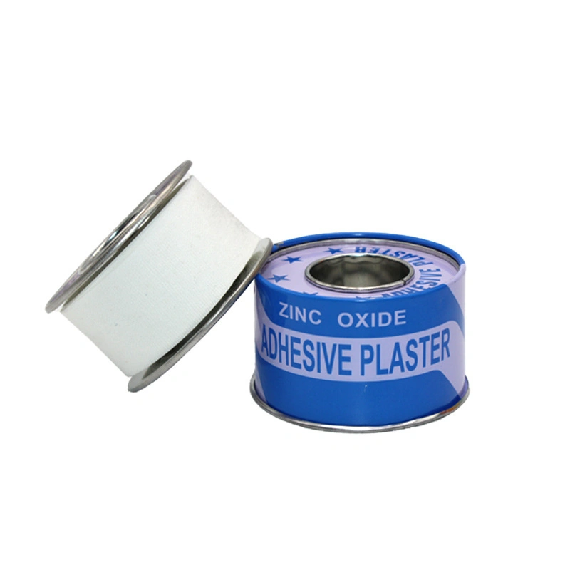 Zinc Oxide Adhesive Plaster with Steel Cover/ Tinplate