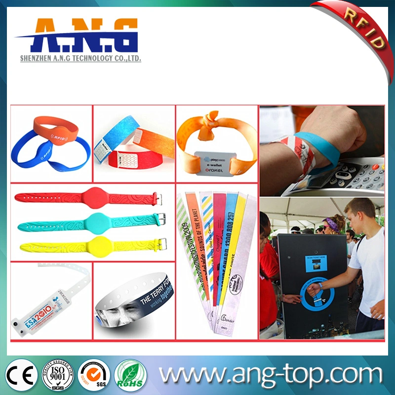 Identification Waterproof RFID Disposable Bracelet for Swimming Pool