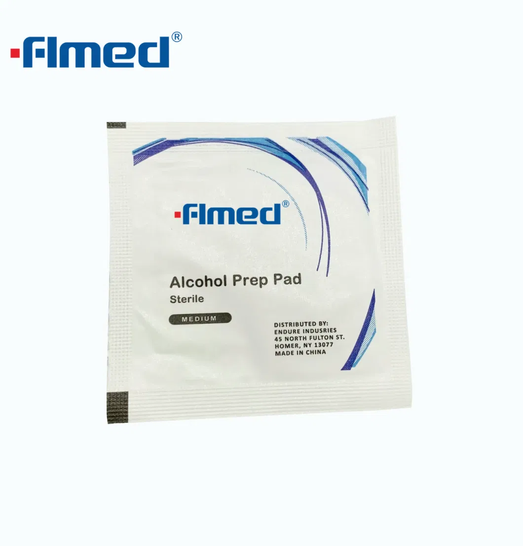 Non-Woven Fabric Customized 70% Isopropyl Alcohol Prep Pad