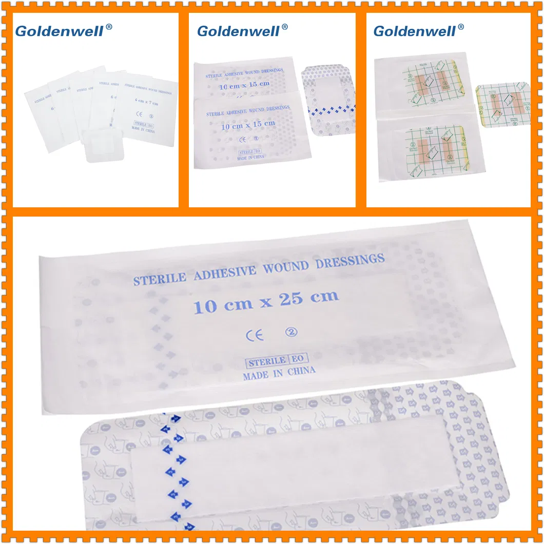 Factory Direct Supply Medical Adhesive Disposable Wound Plaster