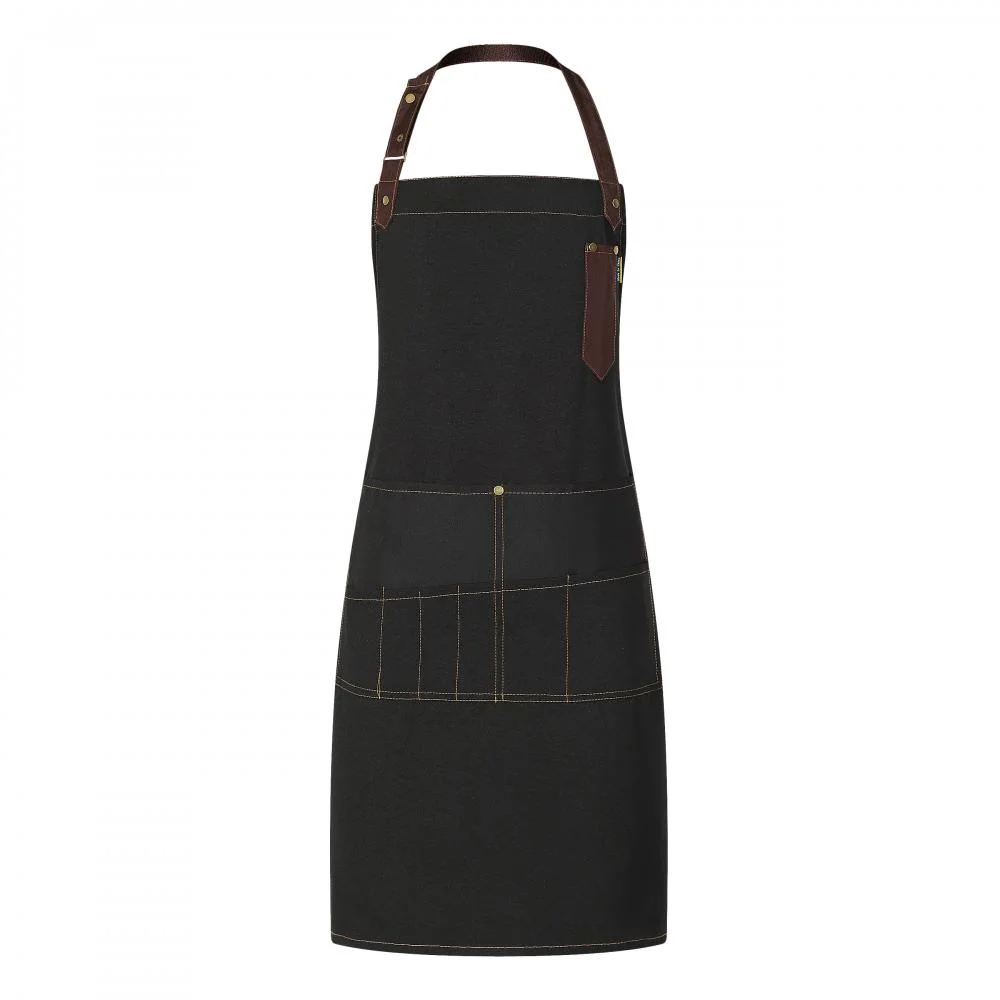 Ss-067 Canvas Hook Multi-Pocket Waterproof Apron 380g