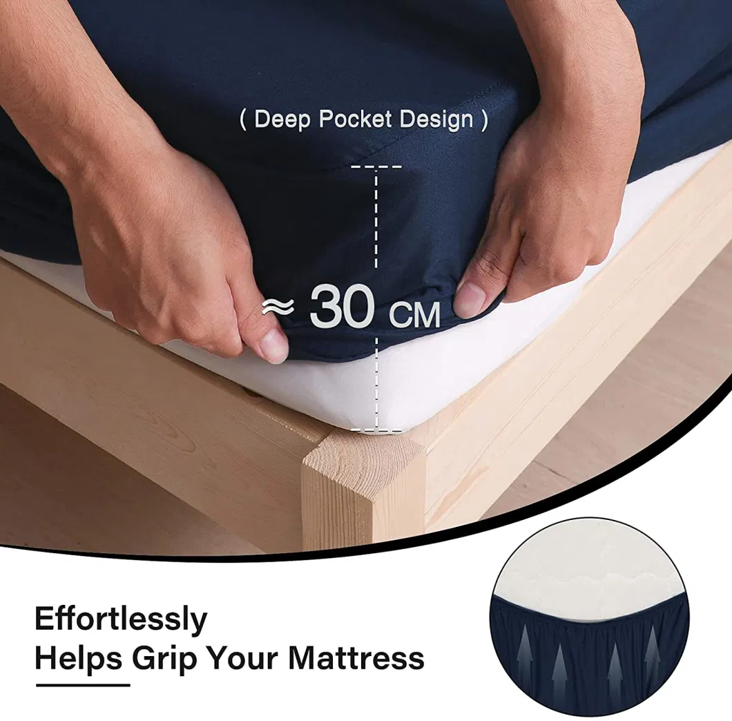 Waterproof Queen King Microfiber Mattress Cover