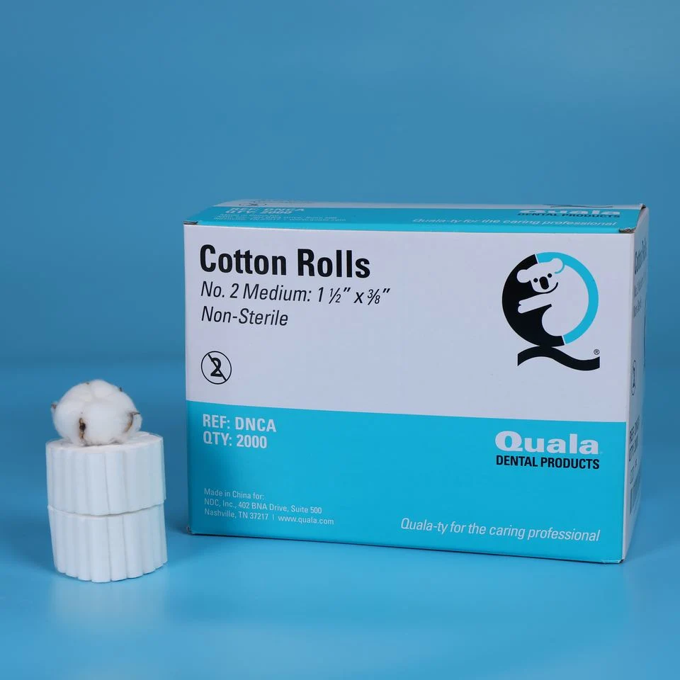 Disposable Absorbent Dental Cotton Roll for Medical Use