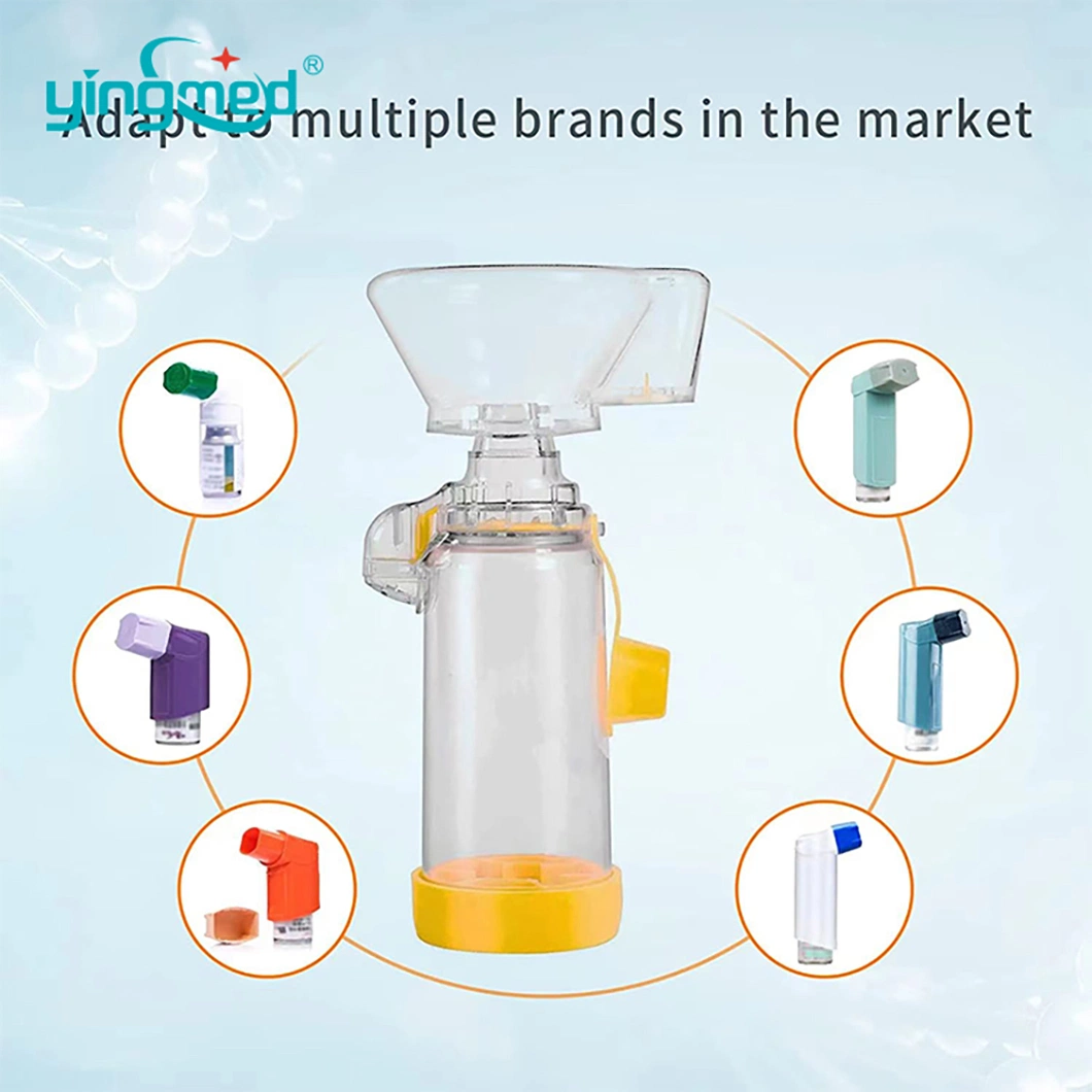 Aerosol Chamber Inhaler Spacer Adulto Pediatric with Mouthpiece