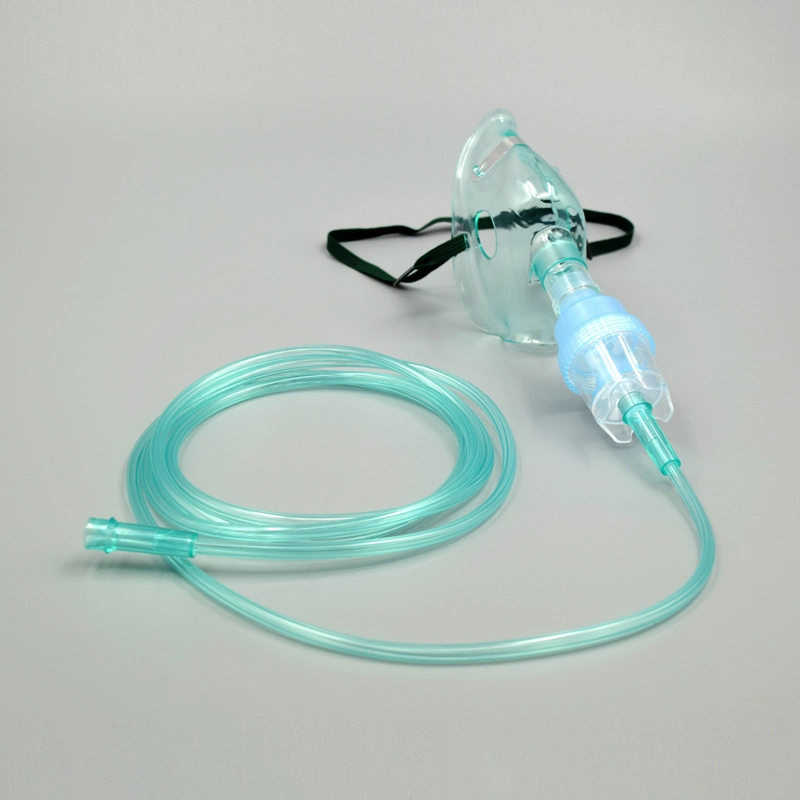 Medical Surgical Disposable Oxygen Reservoir Bag PVC Supplies Bipap Non-Woven 3ply CPAP CPR Breathing Nebulizer KN95 Anesthesia Type Iir Tracheostomy Face Mask