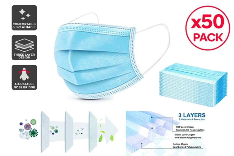 Medical Surgical Disposable Oxygen Reservoir Bag PVC Supplies Bipap Non-Woven 3ply CPAP CPR Breathing Nebulizer KN95 Anesthesia Type Iir Tracheostomy Face Mask