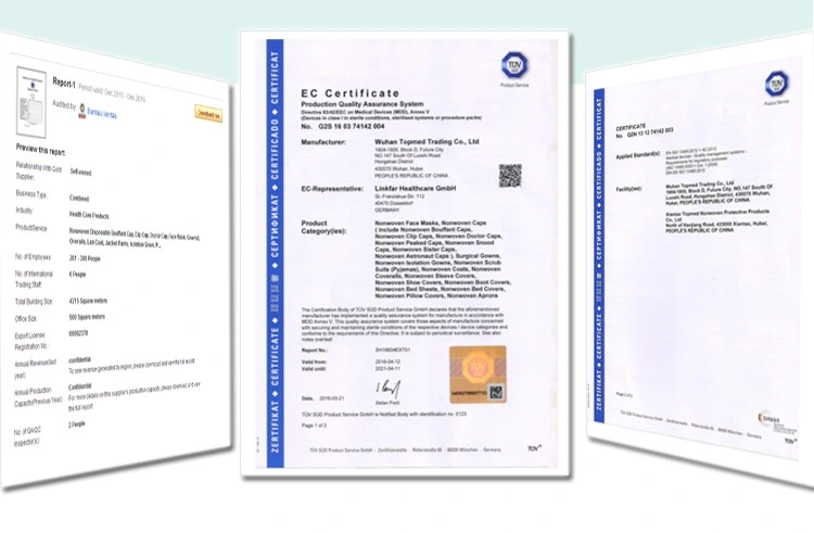 Standard and Reinforced SMS Disposable Surgical Gown