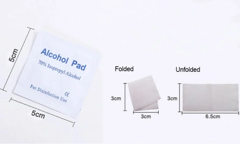 Medical Supply Cheapest Price Alcohol Prep Pad 70% Isopropyl Alcohol