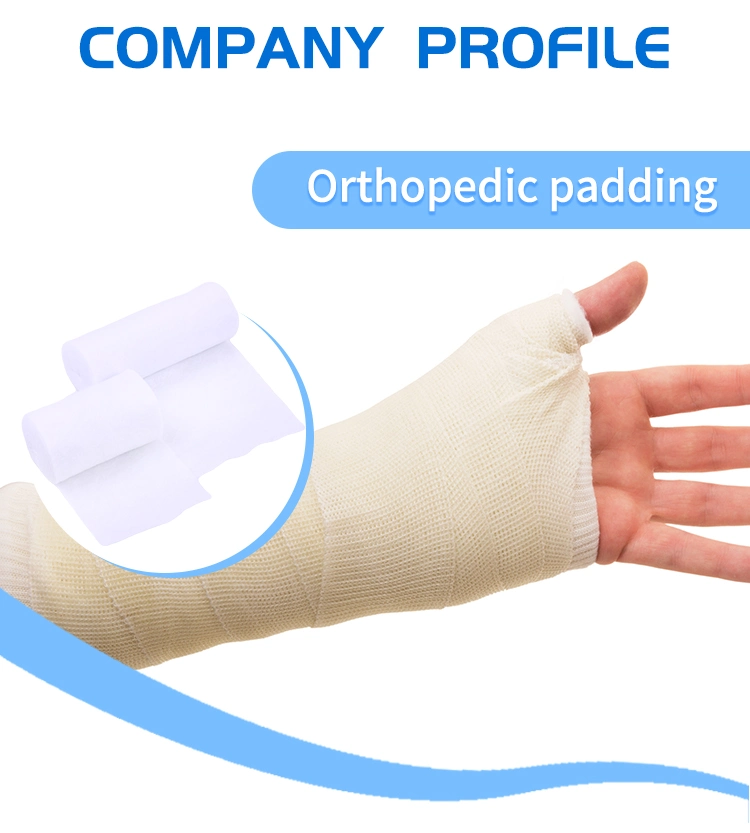 Wholesale Medical Disposables Polyester and Cotton Orthopedic Bandage or Cast Padding