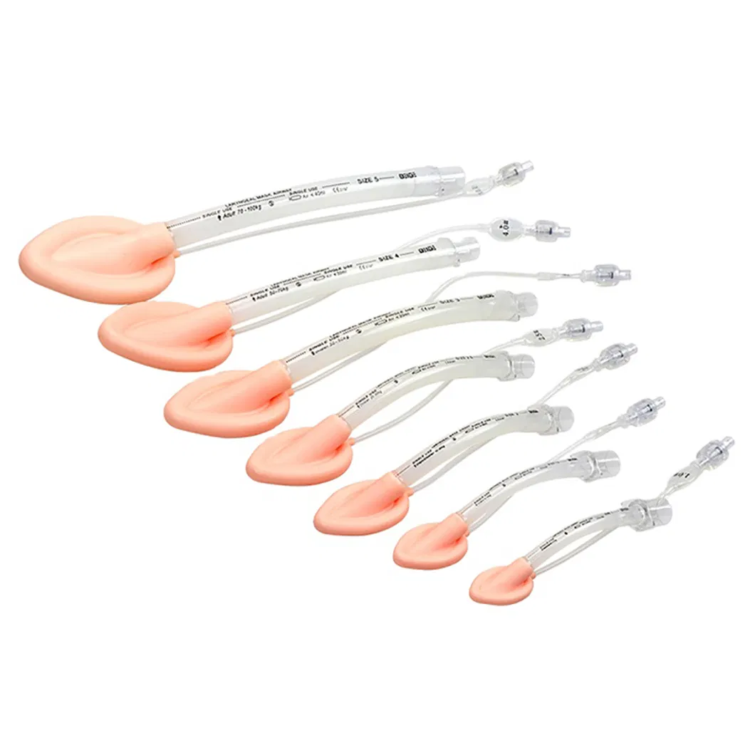 CE Approved Different Types and Sizes Reusable Reinforced Silicone Laryngeal Mask