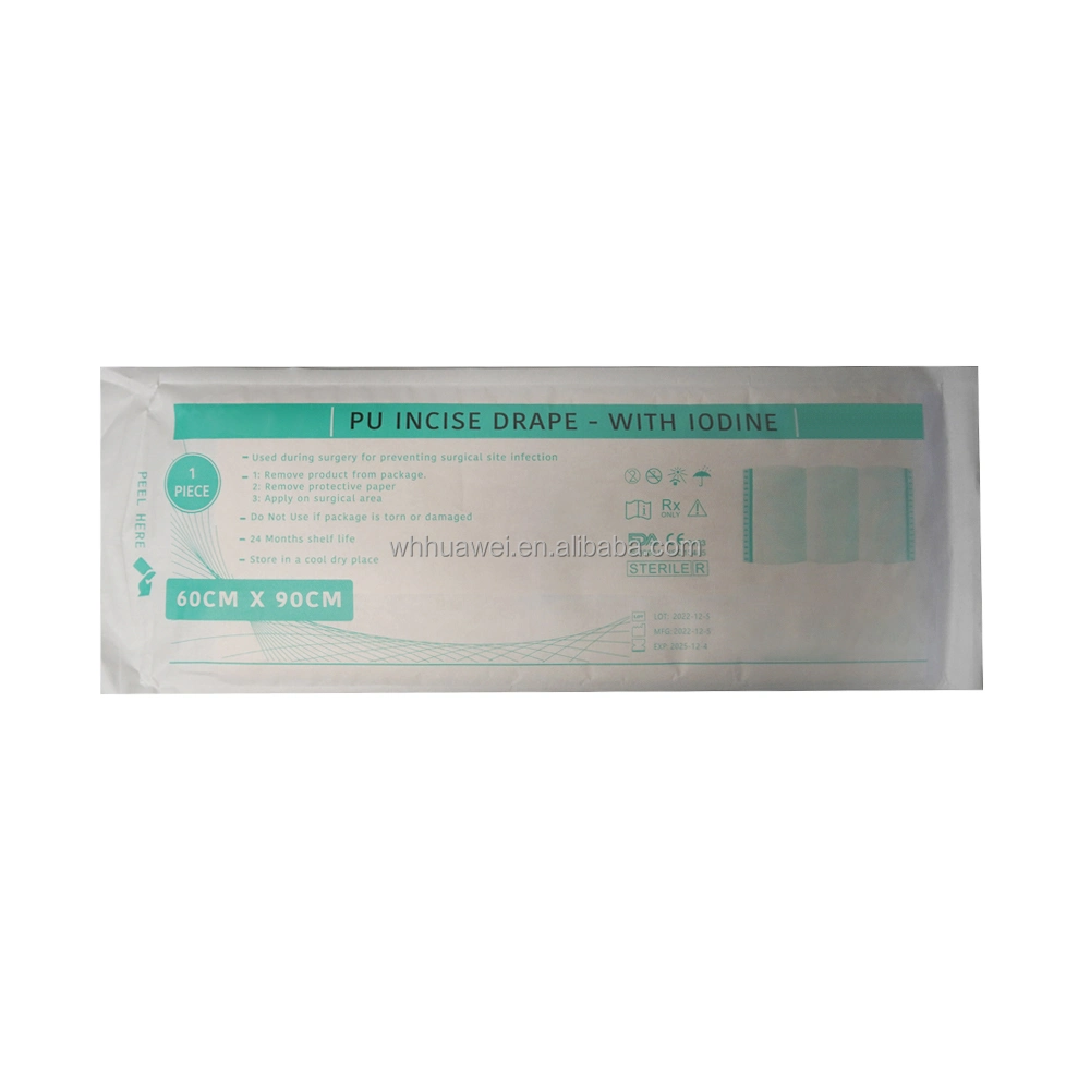Chinese Manufacture Medical Disposable Surgical Incise Drape Wound Self-Adhesive Transparent Surgical Incise Dressing