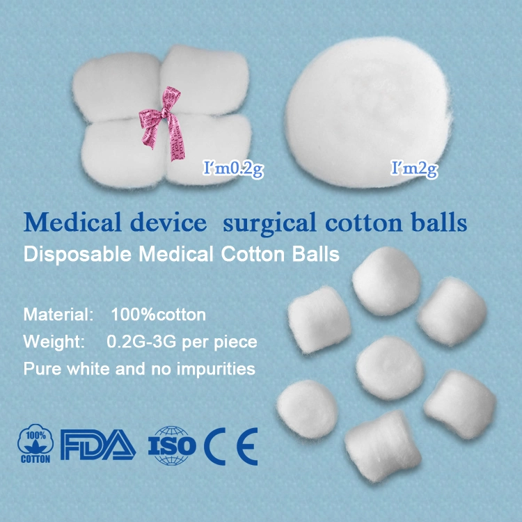 New Quality Cotton Ball 1.2g with Good Quality Pure Cotton
