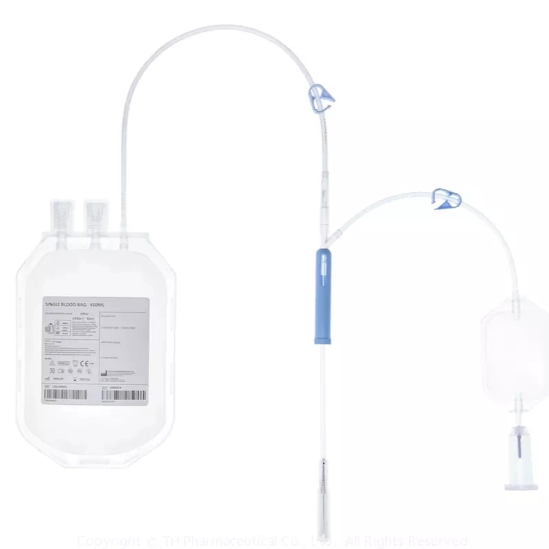 Disposable Blood Collection Bag Cpda-1/Cpd+Sagm 450ml Single/Double/Triple/Quadruple