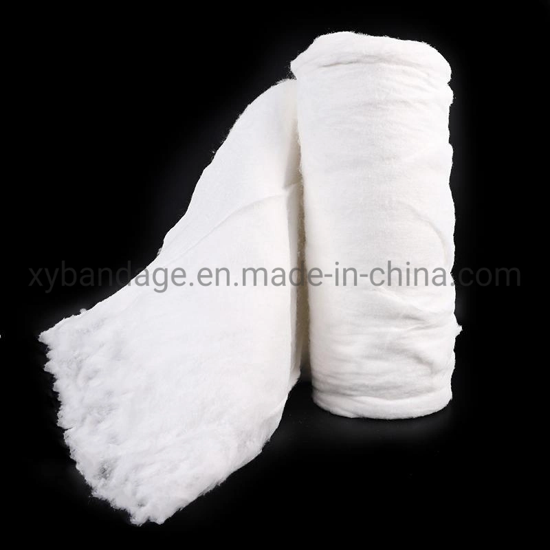 Factory 100% High Absorbent Cutting Disposable Warping Jumbo Rollling Cotton Roll for Adult