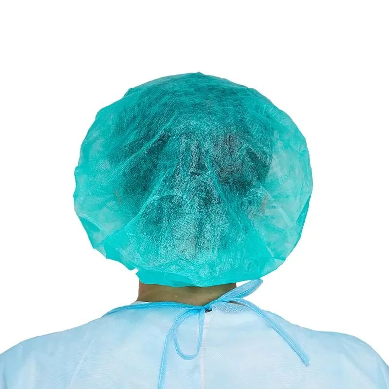 Colorful Medical Disposable Bouffant Cap/Nurse Cap/Round Hat Cap of Non-Woven Fabric Produce Wholesale