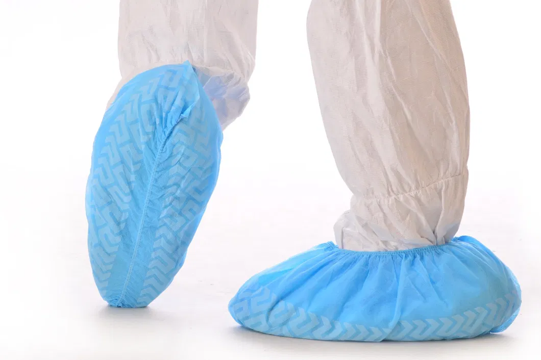 Non-Skid Anti Dust PP Non Woven Surgical Disposable Automatic Shoe Covers