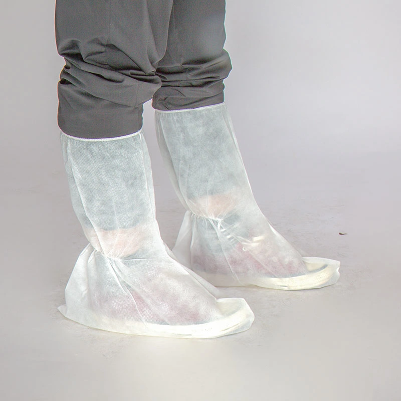 Disposable Hand Made Shoe Cover/PP Non Woven Disposable Fabric Boot Cover Dustproof and Antistatic