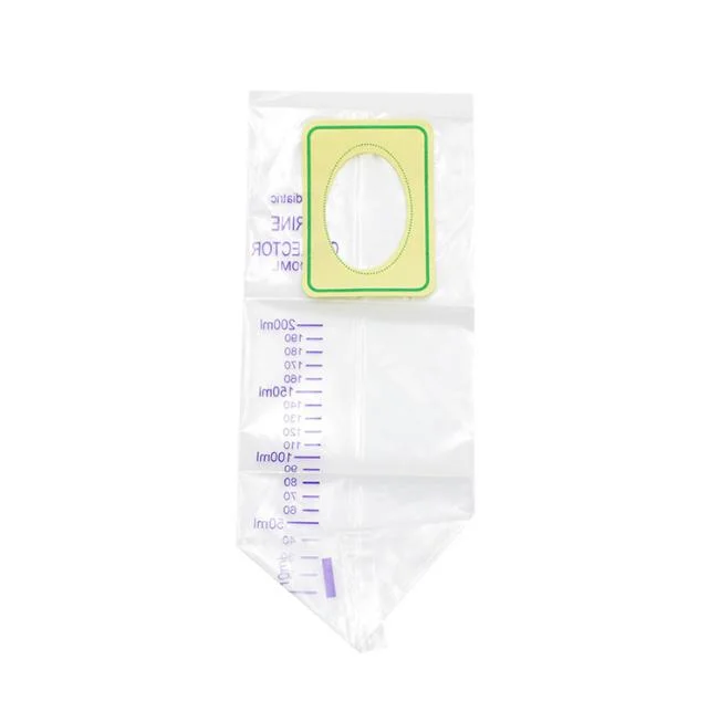 Disposable Non-Return Pediatric Urine Bag Urine Collector CE ISO