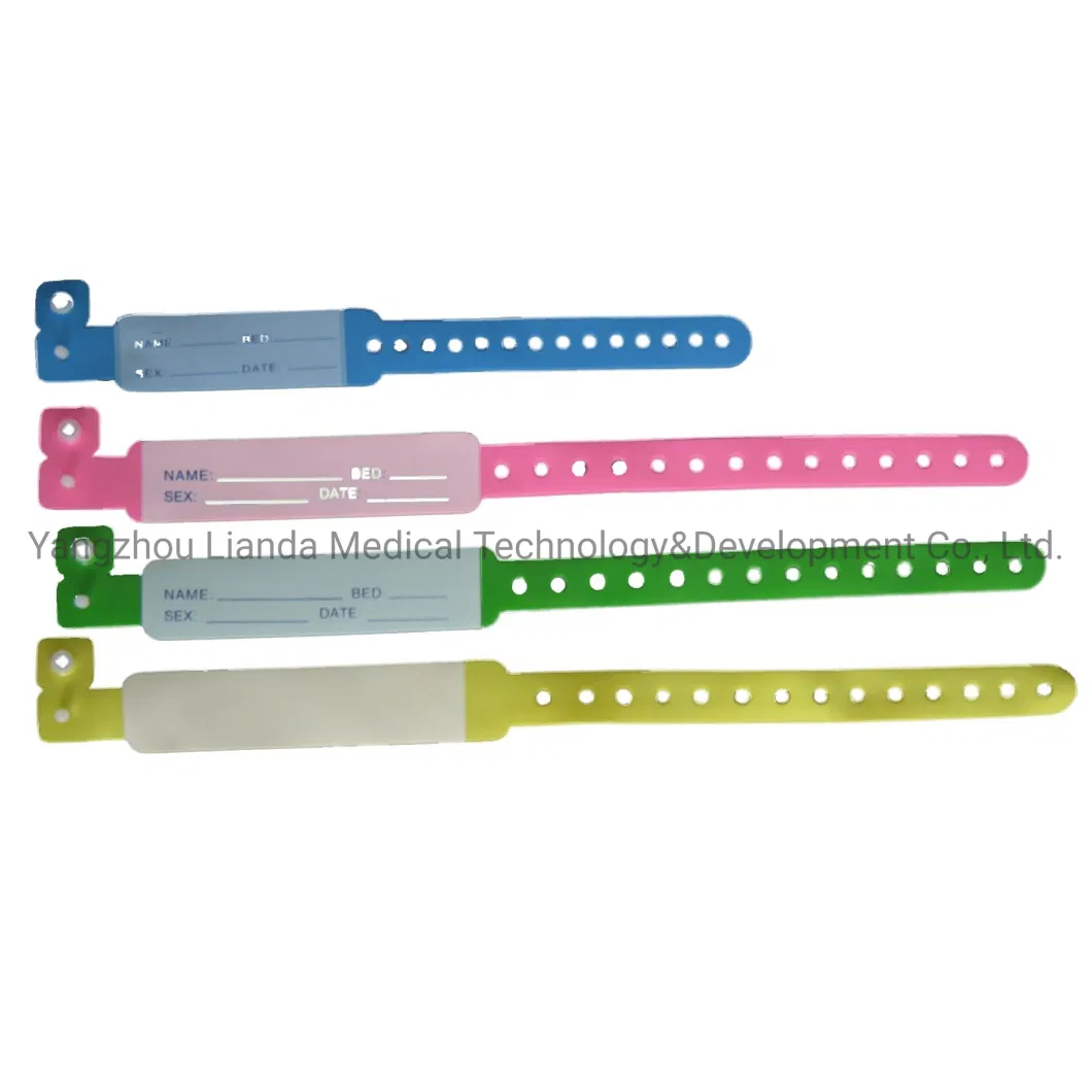 Disposable Write on ID Bracelet Medical Waterproof Identification Bracelet Wristband