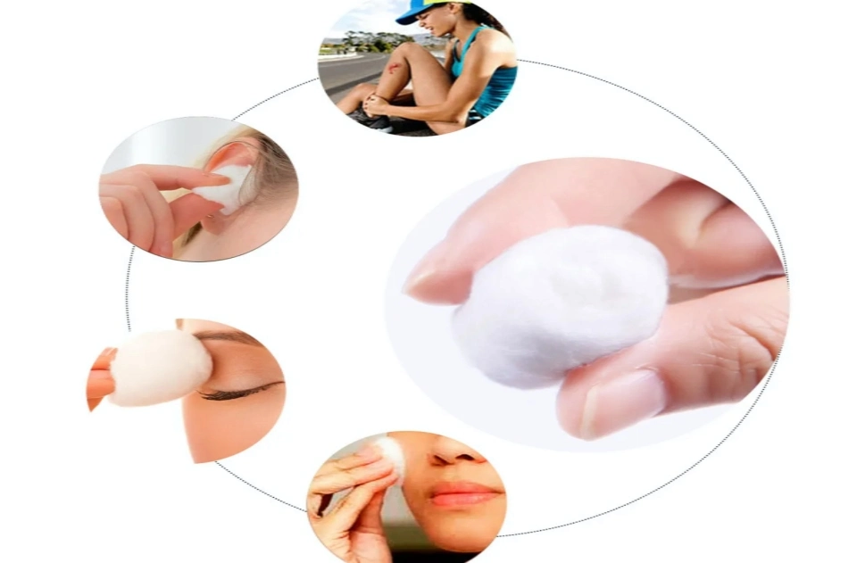 Healthy and Safe Products Formedical and Personal Care Use 100% Nature Cotton Medical Cotton Balls
