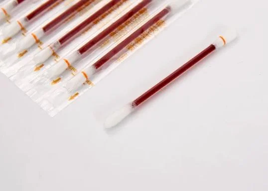 Liquid Filled Alcohol Medical Iodophor Cotton Stick Swab Buds