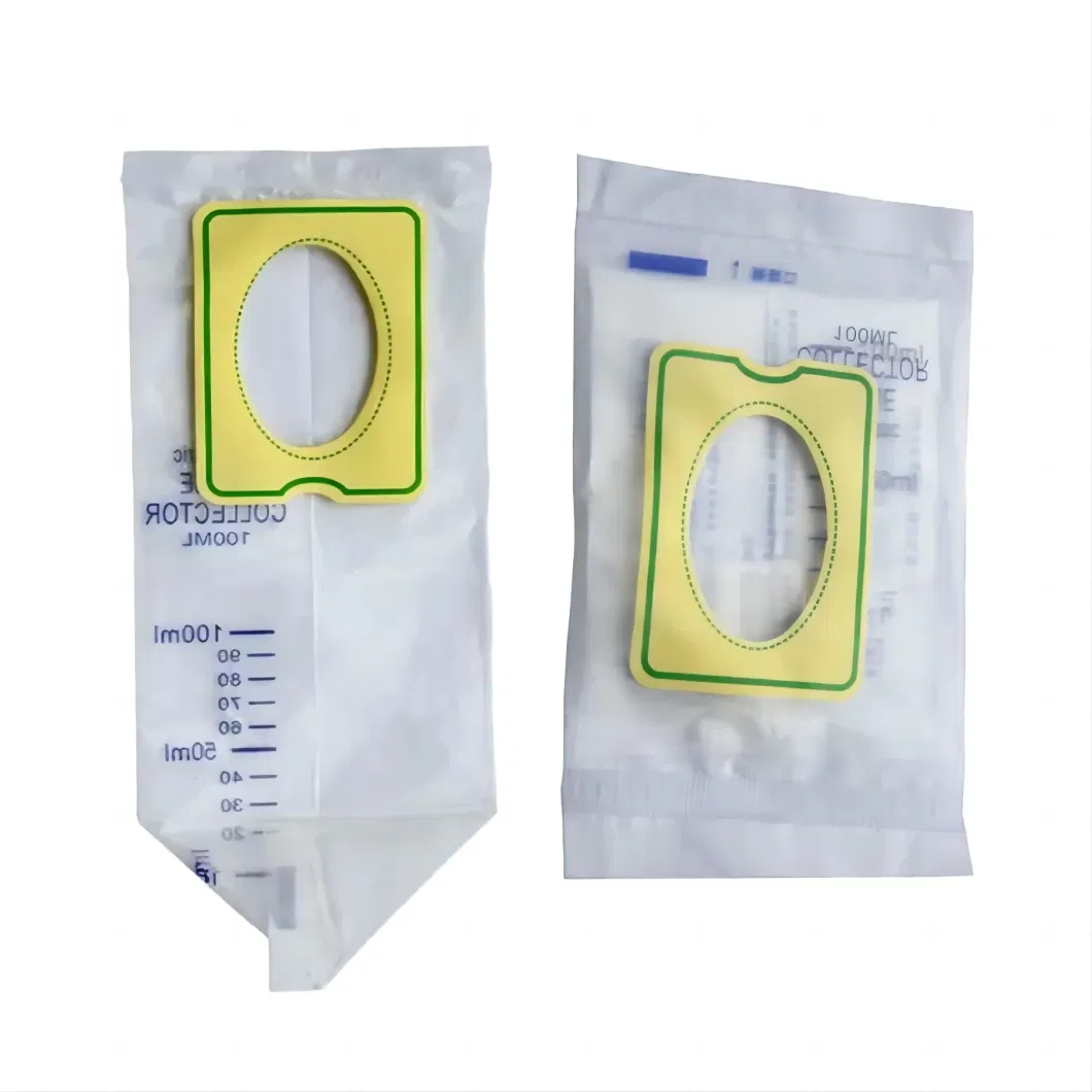 Disposable Pediatric Urine Bags Peadiatric Urine Collectors for Baby