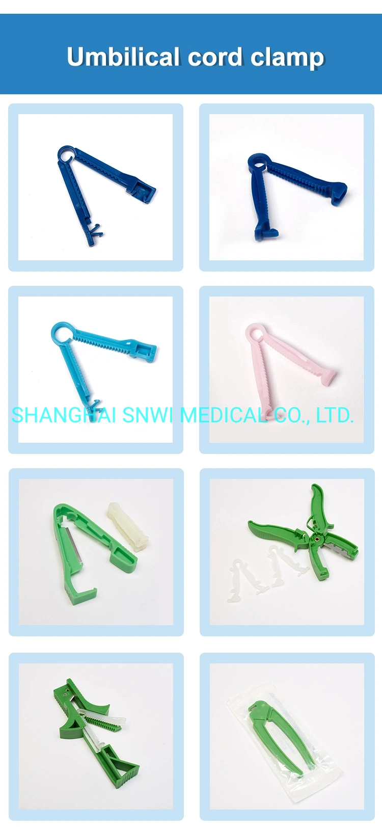 Disposable Medical Products Surgical Plastic Infant Umbilical Cord Clamp (Sterilized Non Toxic)