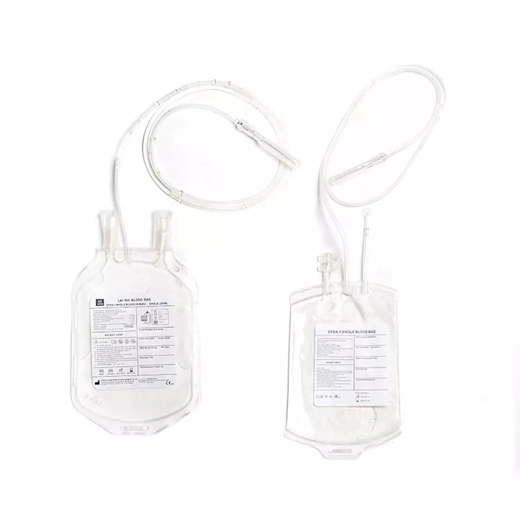 Disposable Blood Collection Bag Cpda-1/Cpd+Sagm 450ml Single/Double/Triple/Quadruple