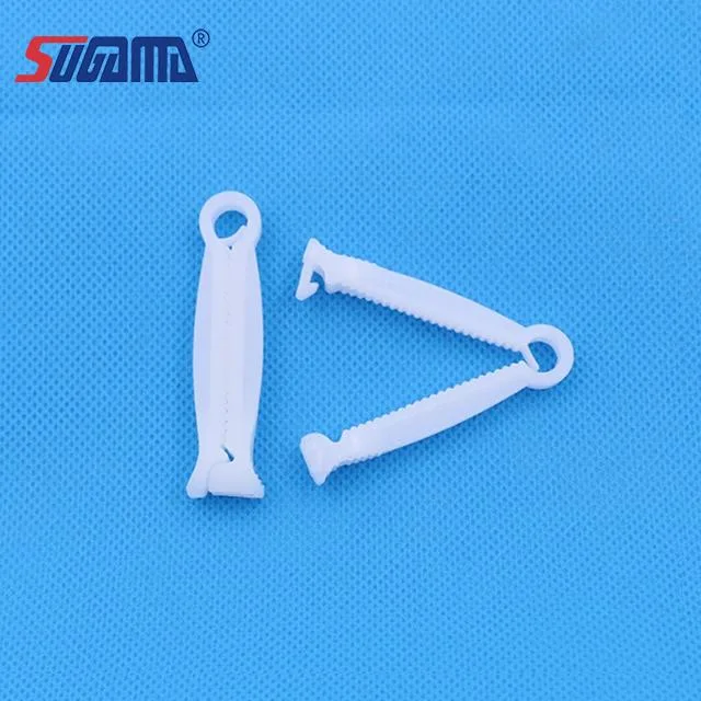 Wholesale Plastic Different Disposable Medical Umbilical Cord Clamp