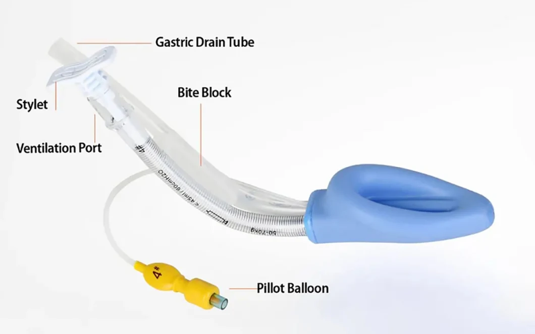 CE Approved Different Types and Sizes Reusable Reinforced Silicone Laryngeal Mask