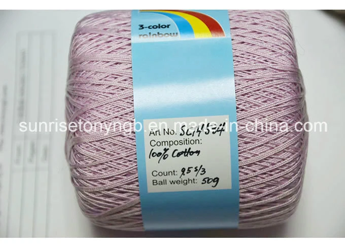 Colorful Knitting Sewing Thread Combed Mercerized Cotton Ball