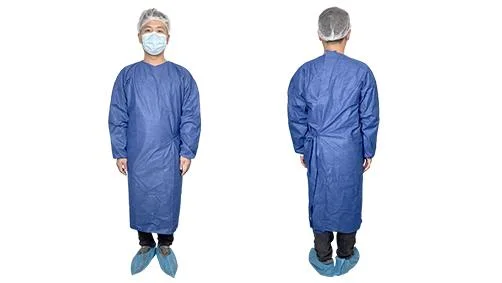 AAMI Level 3 Surgical Gown Disposable Sterile SMMS Reinforced Surgical Gowns