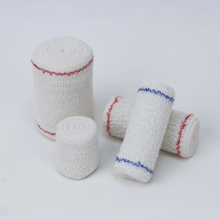 Disposable Medical Dressing Elastic Cotton Spandex Crepe Bandage for Wound Care