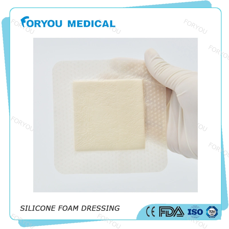 Foryou Medical 2016 FDA Wound Care Dressing Medical Supplies Self-Adhesive Healing Wound Silicone Foam Dressing