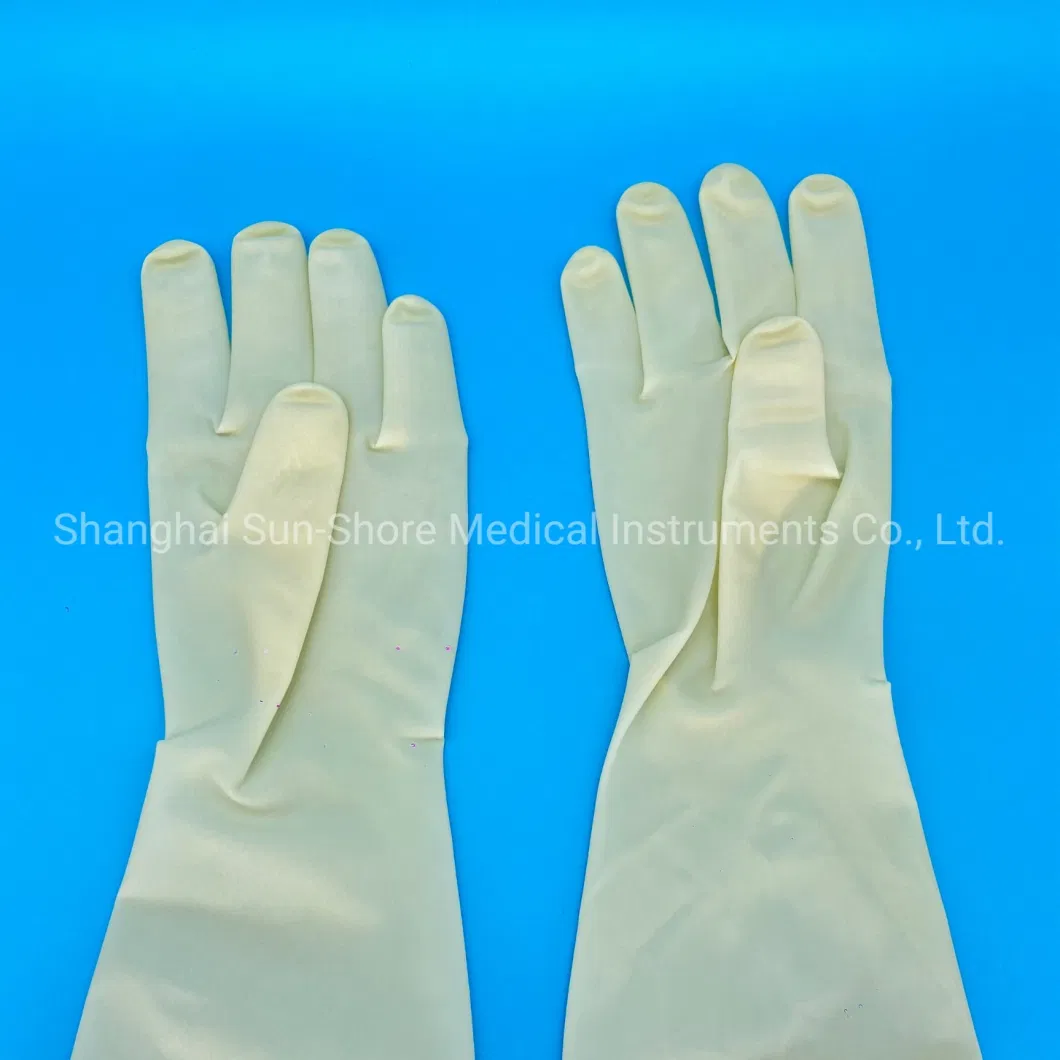 Medical Powdered Latex Gynecological Glove CE/ISO