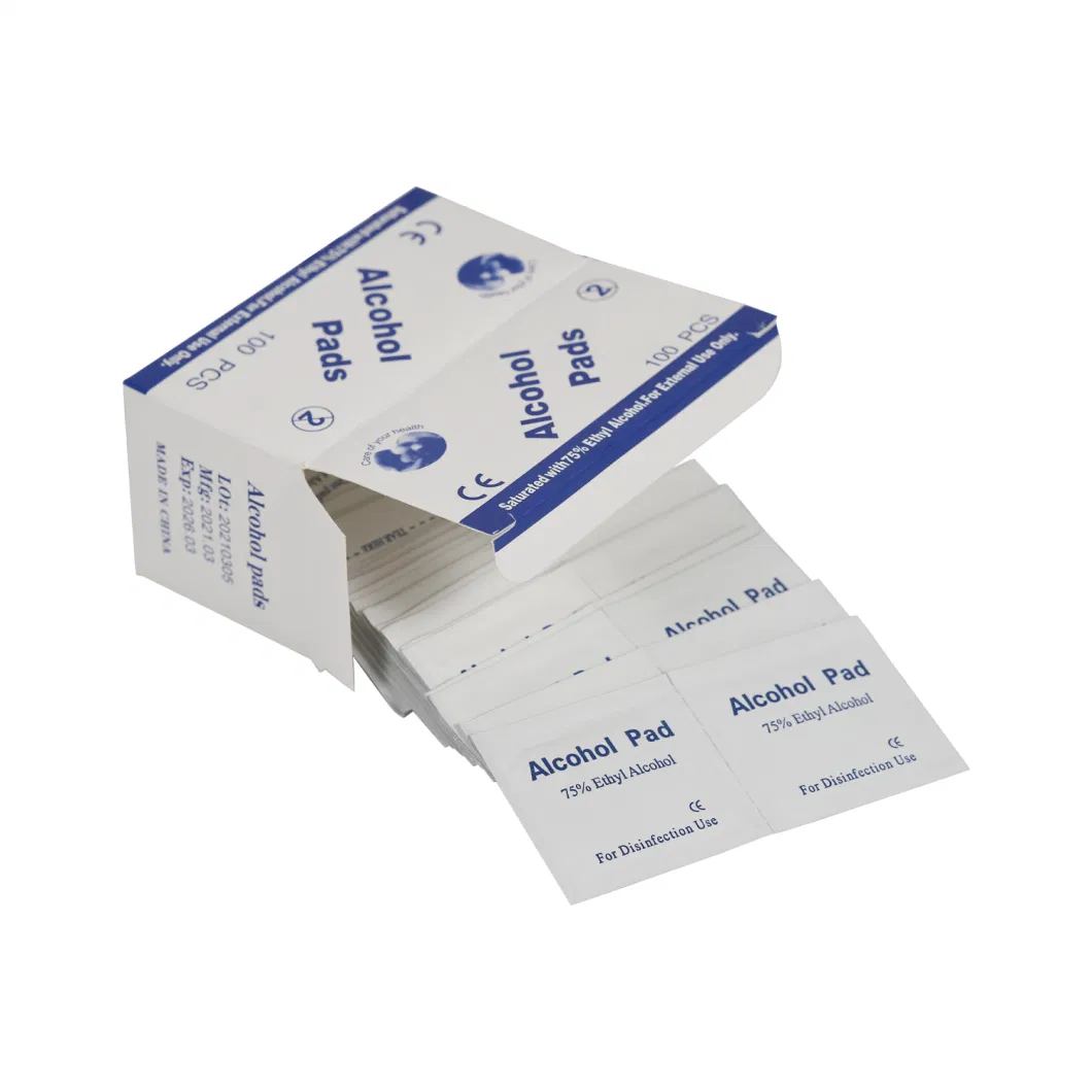 Medical Gauze Supply 3.15% (w/V) Chlorhexidine Gluconate 70% (V/V) Isopropyl Alcohol Swab Prevantics Device Swab