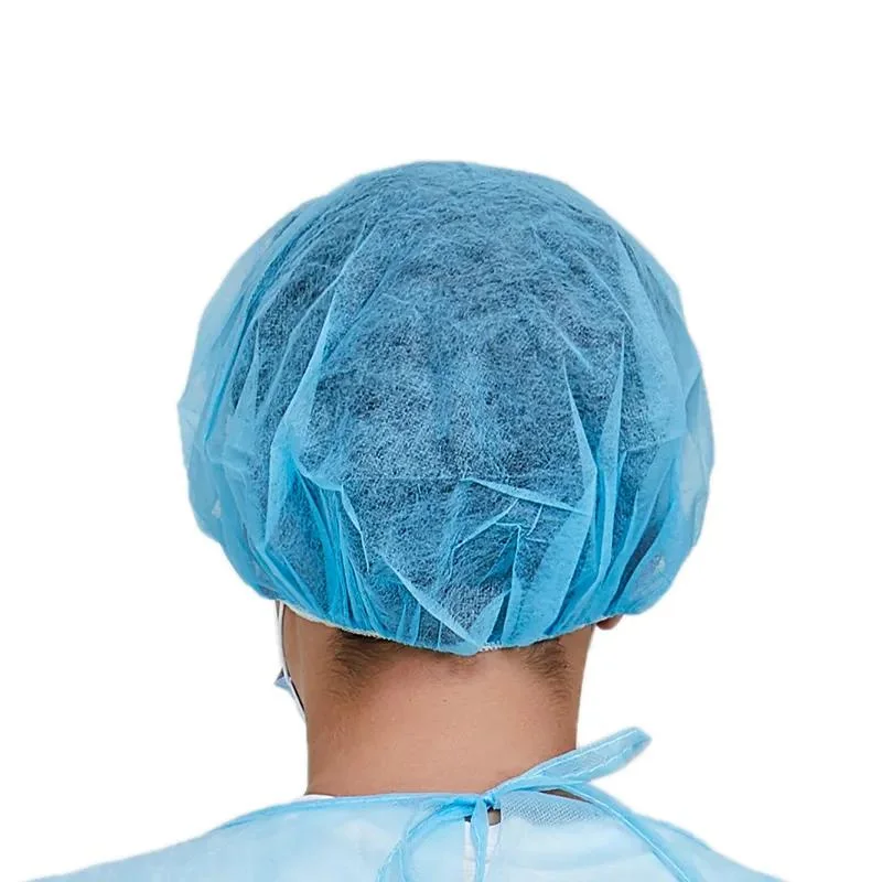 Colorful Medical Disposable Bouffant Cap/Nurse Cap/Round Hat Cap of Non-Woven Fabric Produce Wholesale
