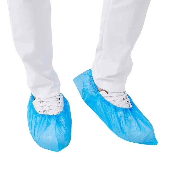 CE Non-Woven Fabric PP PE CPE Anti-Dust Non-Slip Boot Cover Shoe Covers for Hospital Cleaning Room