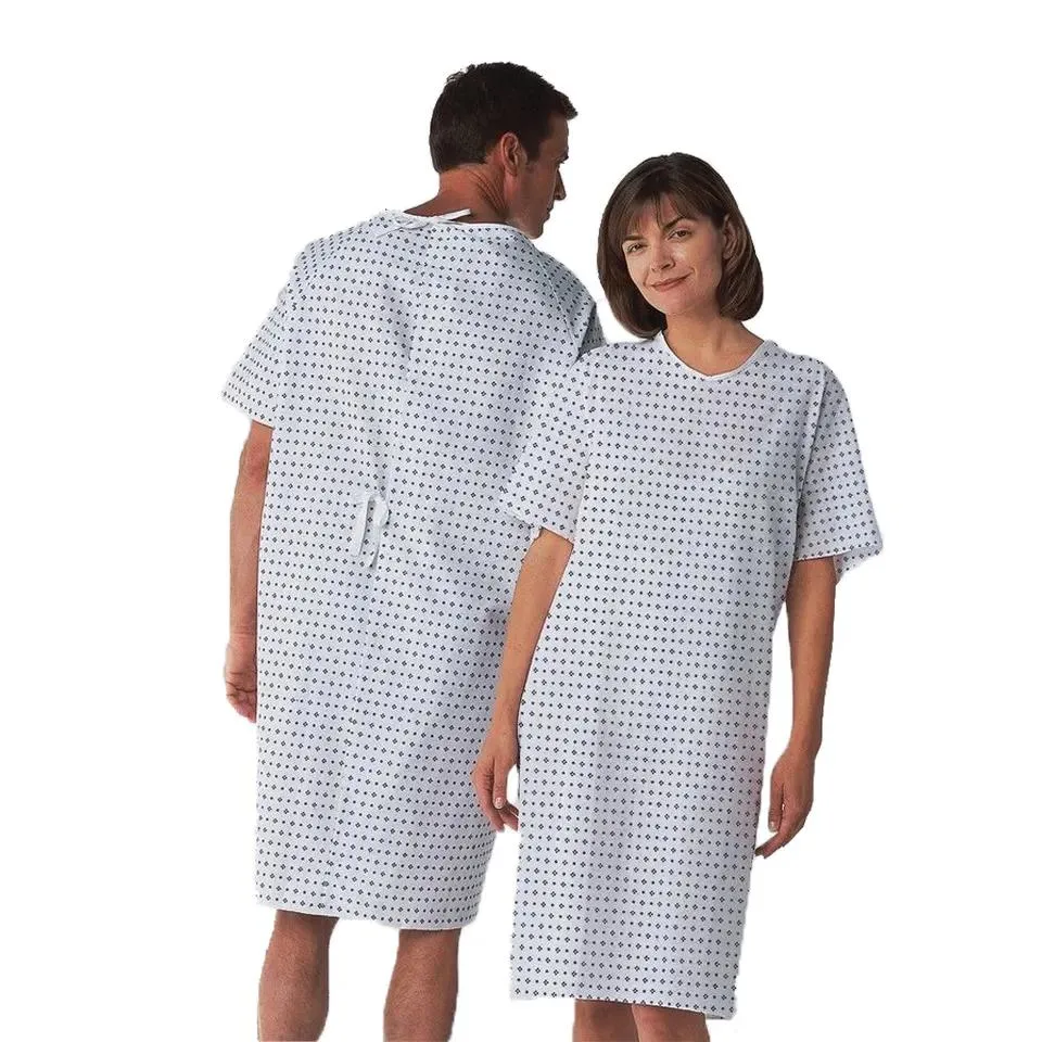 Hospital Gown Clothes Hospital Gown for Patient Printed Hospital Gown