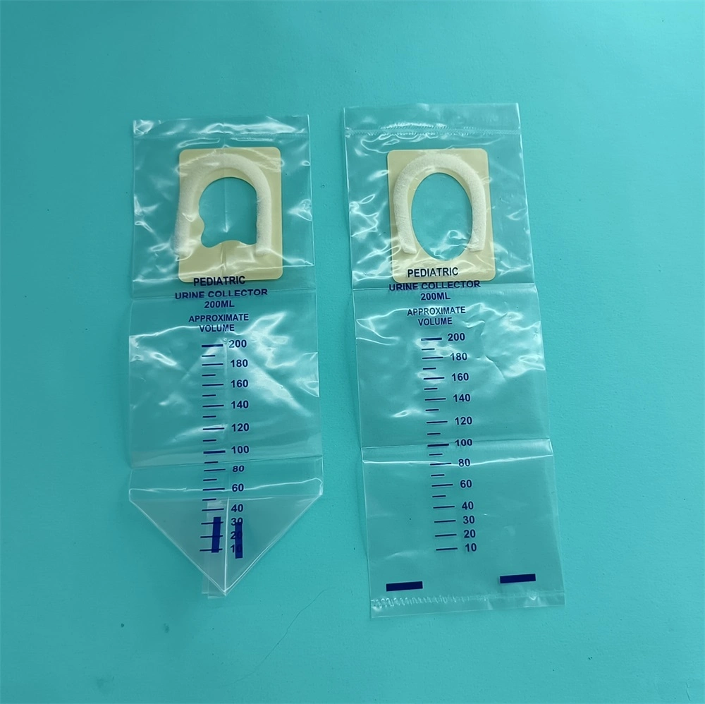 Medical Sterile 100ml Clear Plastic Pediatric Urine Collector
