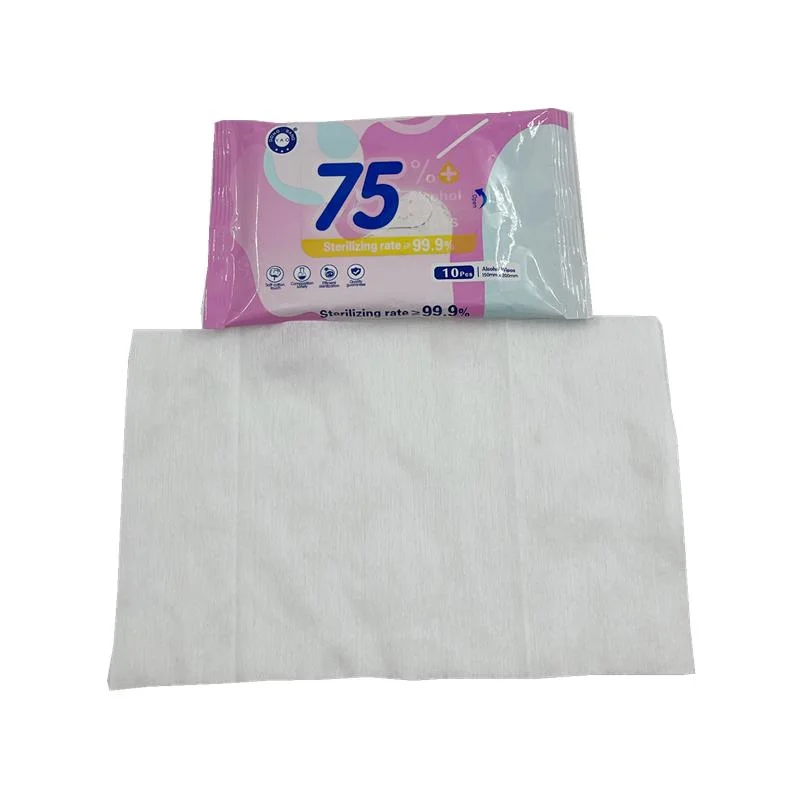 Wholesale Household Surface Disinfection Cleaning Wipes Portable Antibacterial 75% Alcohol Wet Wipes