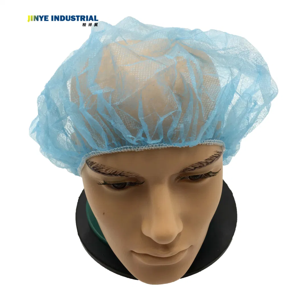 Disposable Non Woven Fabric Bouffant Round Cap