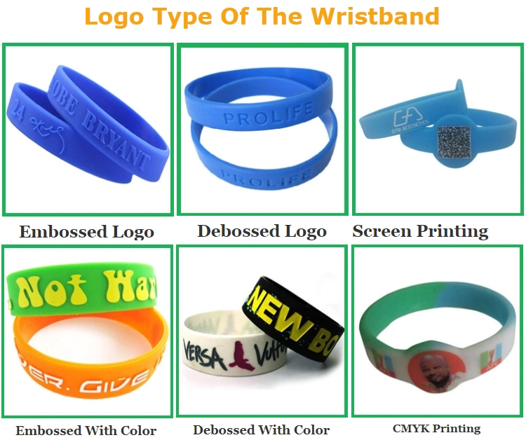 Hot Sale Promotional Customized Logo Sports Silicone Wristband