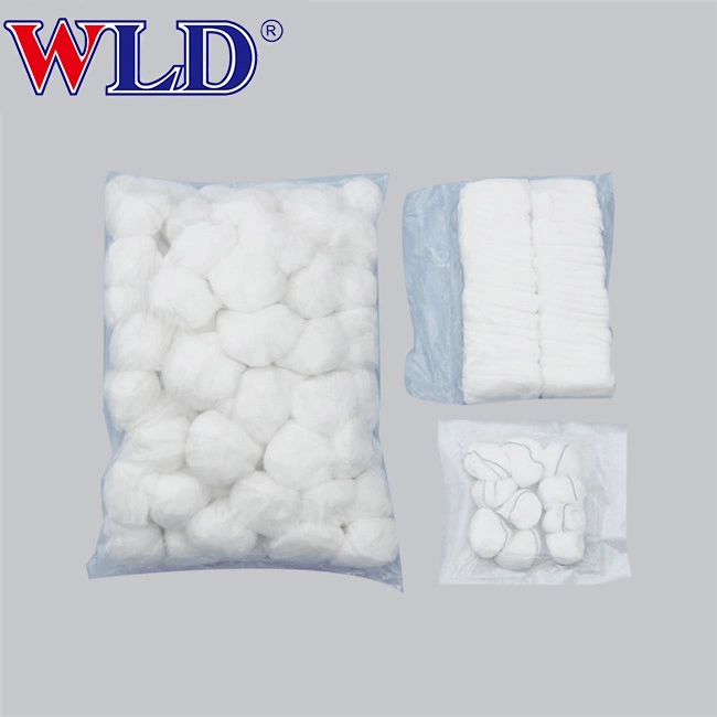 100% Bleached Cotton Dental Gauze Ball