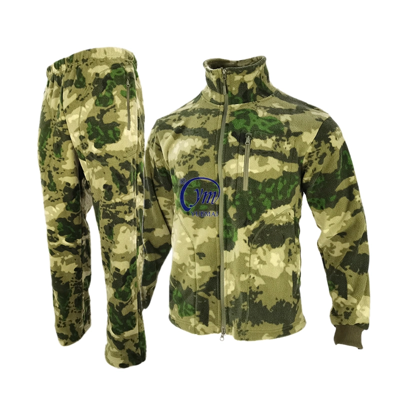 Outdoor Coat Green Camouflage Tactical Clothing Warm Classic Fleece Suit