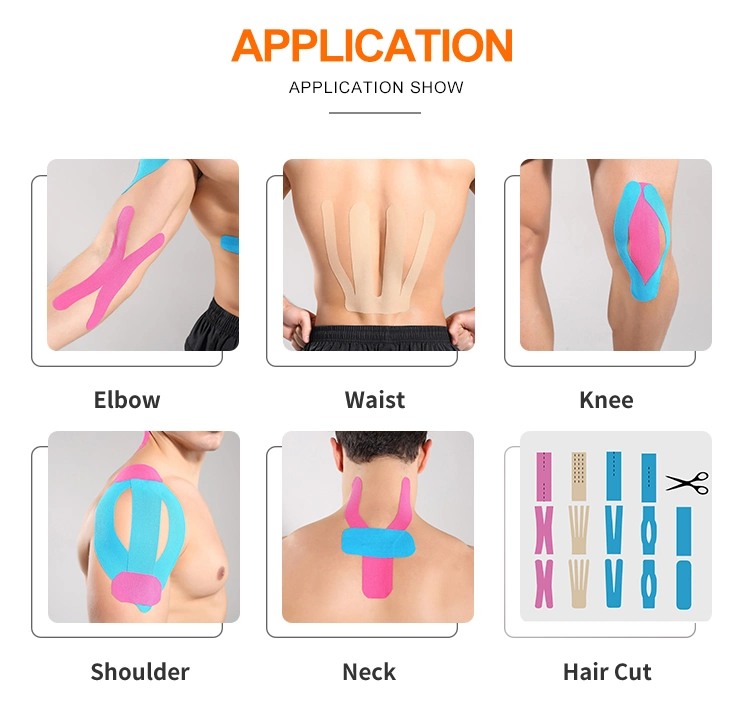 Bulk Wholesale Cheap Price CE ISO Certificates Approved K Sports Muscle Kinesiology Tape with Strongest Glue